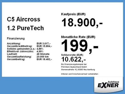 Grau Gebraucht 2024 Citroën C5 Aircross Feel SUV | 18.900 € (Fairer Preis)