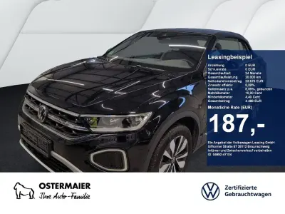 Gebraucht VW T-Roc Cabriolet Goal 116 PS (85 kW) 2025 Schwarz Cabrio