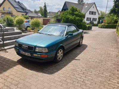 Gebraucht Audi Cabriolet 133 PS (97 kW) 1992 Grün Cabrio