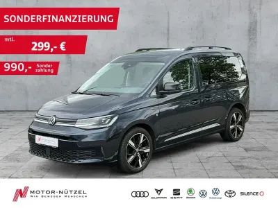 Gebraucht VW Caddy Move 122 PS (89 kW) 2021 Starlight blue metallic Van / Kleinbus
