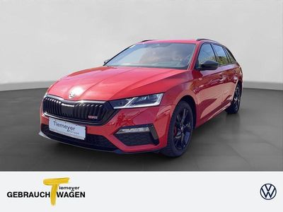 Brugt Skoda Octavia Plus Edition 245 HK (180 kW) 2023 Rød Stationcar