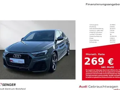 Brugt Audi A1 Sportback S-Line 207 HK (152 kW) 2025 Grå Hatchback