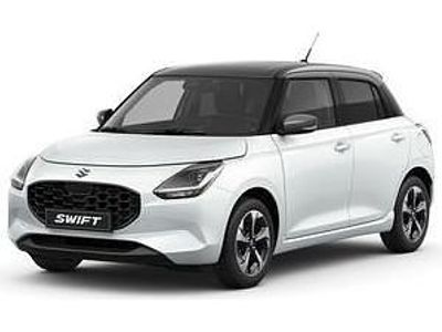 Gebraucht Suzuki Swift Comfort+ 82 PS (60 kW) 2025 Weiß (pure white pearl metallic / mineral gray meta) Kleinwagen