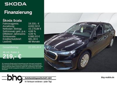 Schwarz Gebraucht 2025 Skoda Scala Essence Kleinwagen | 19.330 € (Guter Preis)