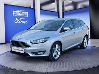 Gebraucht Ford Focus Titanium 125 PS (91 kW) 2018 Polarsilber metallic Kombi
