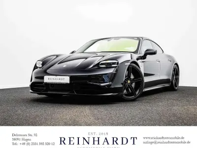 Usata Porsche Taycan Turbo 500 kW (680 CV) 2021 Nero Berlina