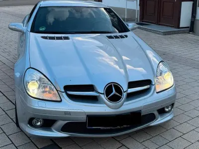 Gebraucht Mercedes SLK350 272 PS (200 kW) 2004 Silber Cabrio