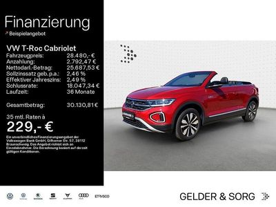 Usata VW T-Roc Cabriolet Goal 116 CV (85 kW) 2025 Rosso Cabrio