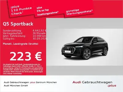 Gebraucht Audi Q5 Sportback Advanced Plus 299 PS (219 kW) 2025 Mythosschwarz metallic SUV