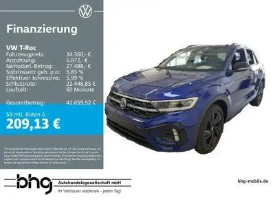 Usata VW T-Roc R-line 150 CV (110 kW) 2025 Blu SUV