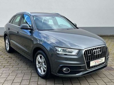 gebraucht Audi Q3 2.0 TDI quattro S tronic 2 x S Line * Leder* Navi