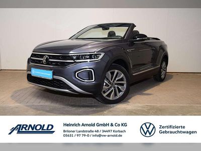 Neu VW T-Roc Cabriolet Move 110 PS (80 kW) 2025 Rauchgrau metallic / schwarz Cabrio