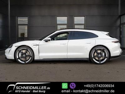 Gebraucht Porsche Taycan Sport Turismo 419 kW (571 PS) 2023 Weiß Limousine