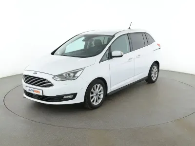 Gebraucht Ford Grand C-Max Titanium 125 PS (91 kW) 2018 Weiß Van / Kleinbus