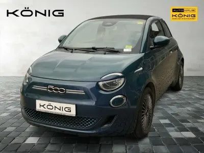 Gebraucht Fiat 500e Icon 86 kW (118 PS) 2022 Ozean grün metallic Cabrio