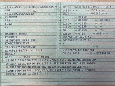 Gebraucht Porsche Cayenne Turbo 500 PS (367 kW) 2011 Blau SUV