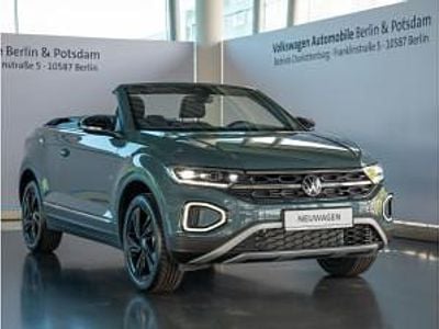 Neu VW T-Roc Cabriolet IQ Drive 150 PS (110 kW) 2025 Blau (petroleum blue metallic) Cabrio
