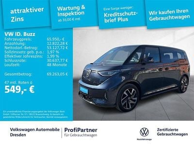 Gebraucht VW ID. Buzz GTX 250 kW (340 PS) 2025 Starlight blue metallic Van / Kleinbus