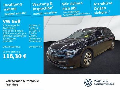 Gebraucht VW Golf VIII Goal 150 PS (110 kW) 2025 Schwarz Limousine