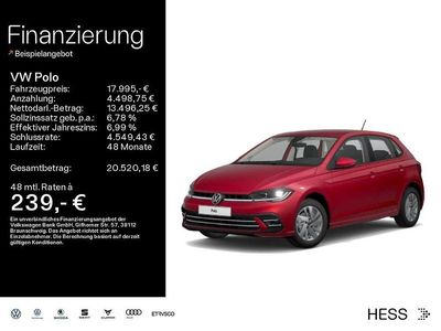 Second-hand VW Polo Style 95 CP (69 kW) 2022 Roșu Hatchback