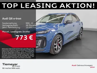 Gebraucht Audi Q6 e-tron S-Line 225 kW (306 PS) 2025 Blau SUV