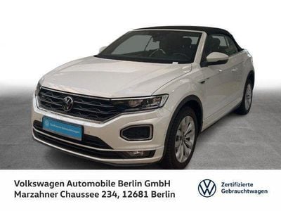 Gebraucht VW T-Roc Cabriolet R 150 PS (110 kW) 2021 Pure white Cabrio