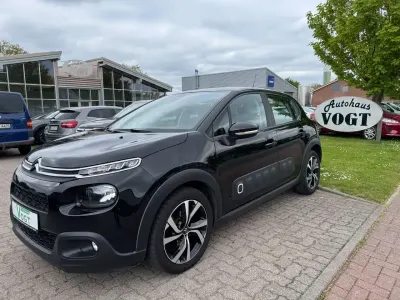 Gebraucht Citroën C3 Feel 110 PS (80 kW) 2018 Schwarz Kleinwagen
