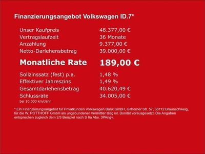 Gebraucht VW ID.7 Pro 11 kW (15 PS) 2025 Blau Kombi