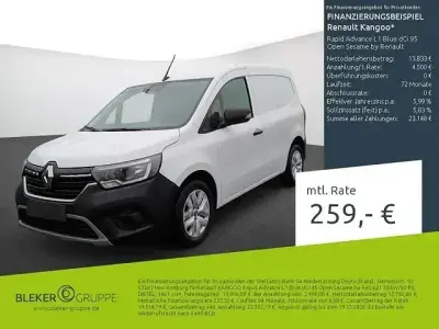 Usata Renault Kangoo Rapid Advance 95 CV (69 kW) 2023 Bianco Monovolume