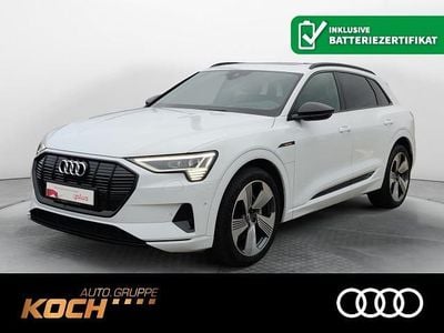 Gebraucht Audi e-tron Advanced 230 kW (313 PS) 2020 Gletscherweiß metallic SUV