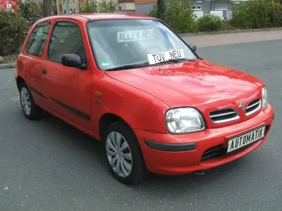 Gebraucht Nissan Micra 54 PS (39 kW) 2001 Rot Kleinwagen