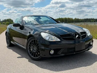 Gebraucht Mercedes SLK55 AMG 360 PS (264 kW) 2005 Schwarz Cabrio