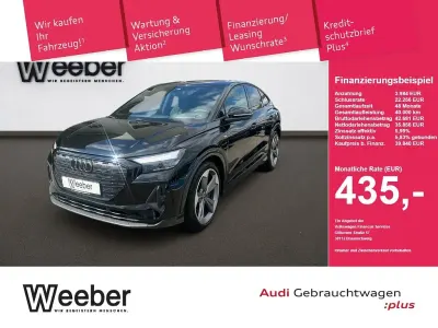 Gebraucht Audi Q4 Sportback e-tron Advanced Plus 219 kW (299 PS) 2023 Mythosschwarz metallic SUV