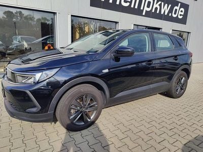 Gebraucht Opel Grandland X Edition 131 PS (96 kW) 2022 Diamant schwarz/karbon schwarz SUV