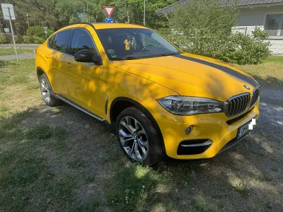 Käytetty BMW X6 313 HP (230 kW) 2015 Keltainen Katumaasturi