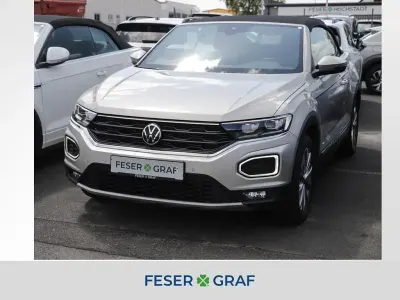 Gebraucht VW T-Roc Cabriolet Style 150 PS (110 kW) 2021 Silber Cabrio