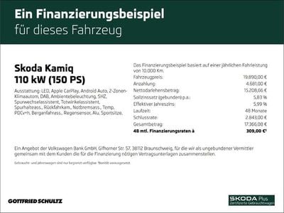 Gebraucht Skoda Kamiq Dynamic 150 PS (110 kW) 2020 Grau SUV
