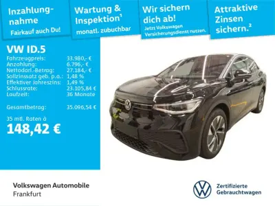 Gebraucht VW ID.5 Pure 125 kW (170 PS) 2025 Grenadillschwarz metallic SUV