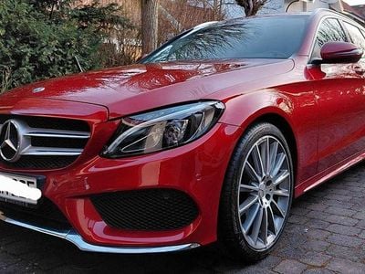 Gebraucht Mercedes C250 AMG line 211 PS (155 kW) 2017 Rot Limousine