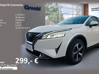 Weiß Gebraucht 2022 Nissan Qashqai N-Connecta SUV | 23.490 € (Etwas zu teuer)