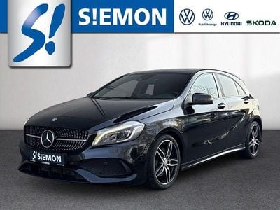 Brugt Mercedes A220 AMG line 184 HK (135 kW) 2016 Sort Sedan