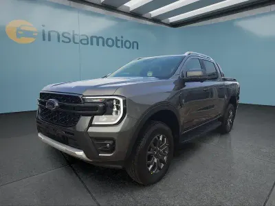 Ny Ford Ranger Wildtrack 205 HK (150 kW) 2025 Sort Pickup / Ladvogn