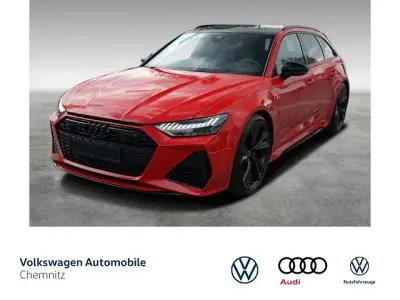 Brugt Audi RS6 Ambiente 600 HK (441 kW) 2022 Rød Stationcar