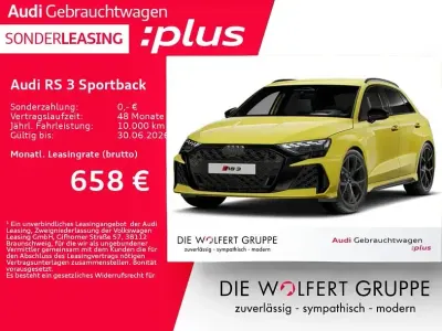 Gebraucht Audi RS3 Sportback Ambiente 400 PS (294 kW) 2025 Pythongelb metallic Kleinwagen