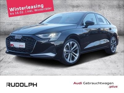 Mythosschwarz metallic Gebraucht 2024 Audi A3 Advanced Plus Limousine | 31.980 € (Superpreis)