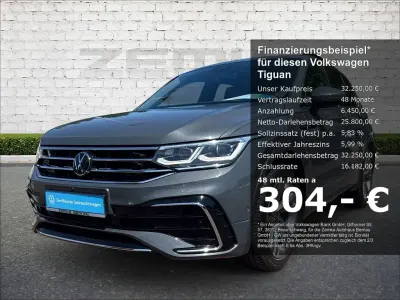 Gebraucht VW Tiguan R-line 150 PS (110 kW) 2023 Grau SUV