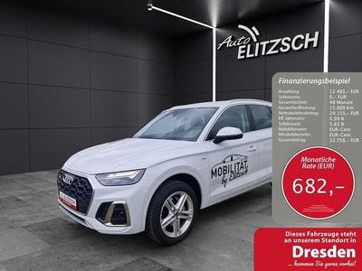 Gebraucht Audi Q5 S-Line 204 PS (150 kW) 2022 Gletscherweiß metallic SUV