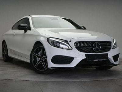 Polar white Gebraucht 2018 Mercedes C220 AMG line Coupé | 25.490 € (Fairer Preis)