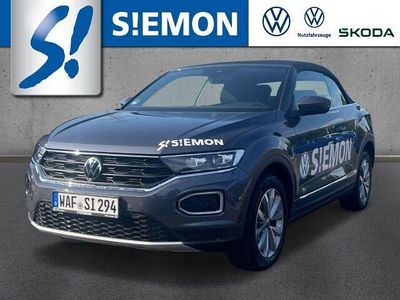 Gebraucht VW T-Roc Cabriolet Style 110 PS (80 kW) 2022 Grau Cabrio