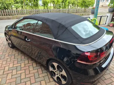 Gebraucht VW Golf Cabriolet LOUNGE 122 PS (89 kW) 2015 Schwarz Cabrio